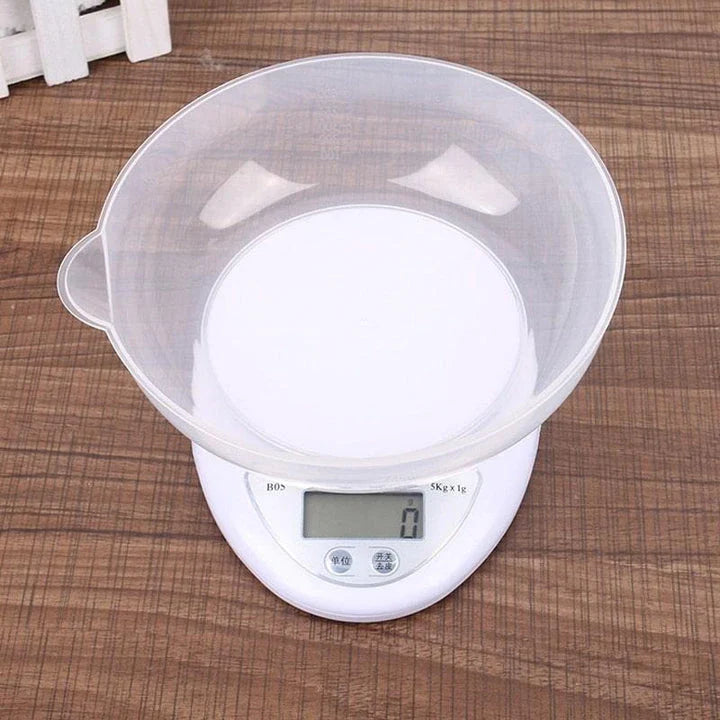 GiftHome UK Digital Kitchen Scales with LCD Display - Precision Weighing Made Easy
