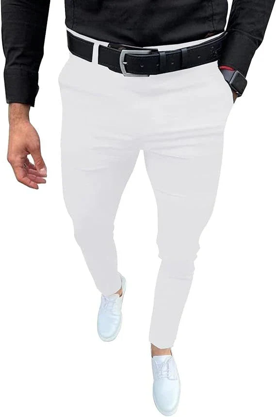 Casual ankle-length pants with stylish button details, available in a range of versatile colours