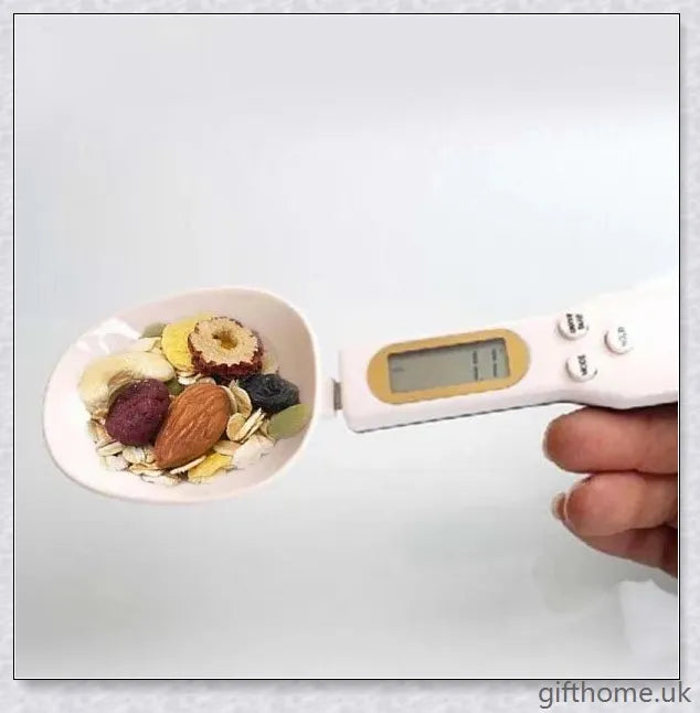 Precision Digital Kitchen Measuring Spoon with LCD Display - Accurately Measure Ingredients for Cooking and Baking