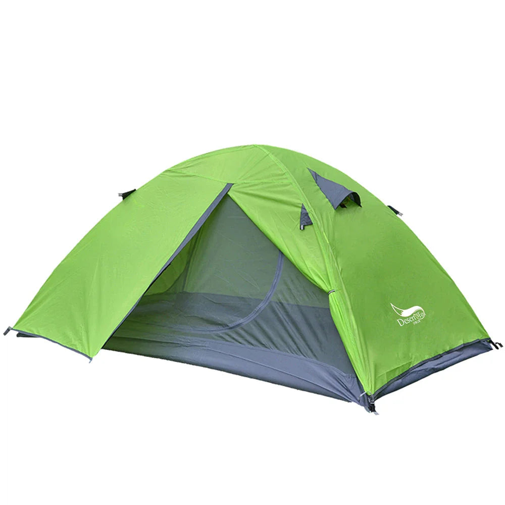 Dependable 3-Season Dome Tent for Two - Lightweight, Waterproof, and Perfect for UK Outdoor Adventures