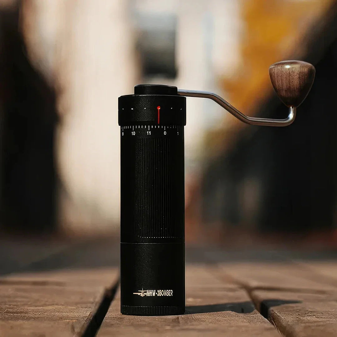 Premium R3 Manual Coffee Grinder with Rapidity-3 grinding core, conical burr, and external grind adjustment for exceptional coffee brewing experience