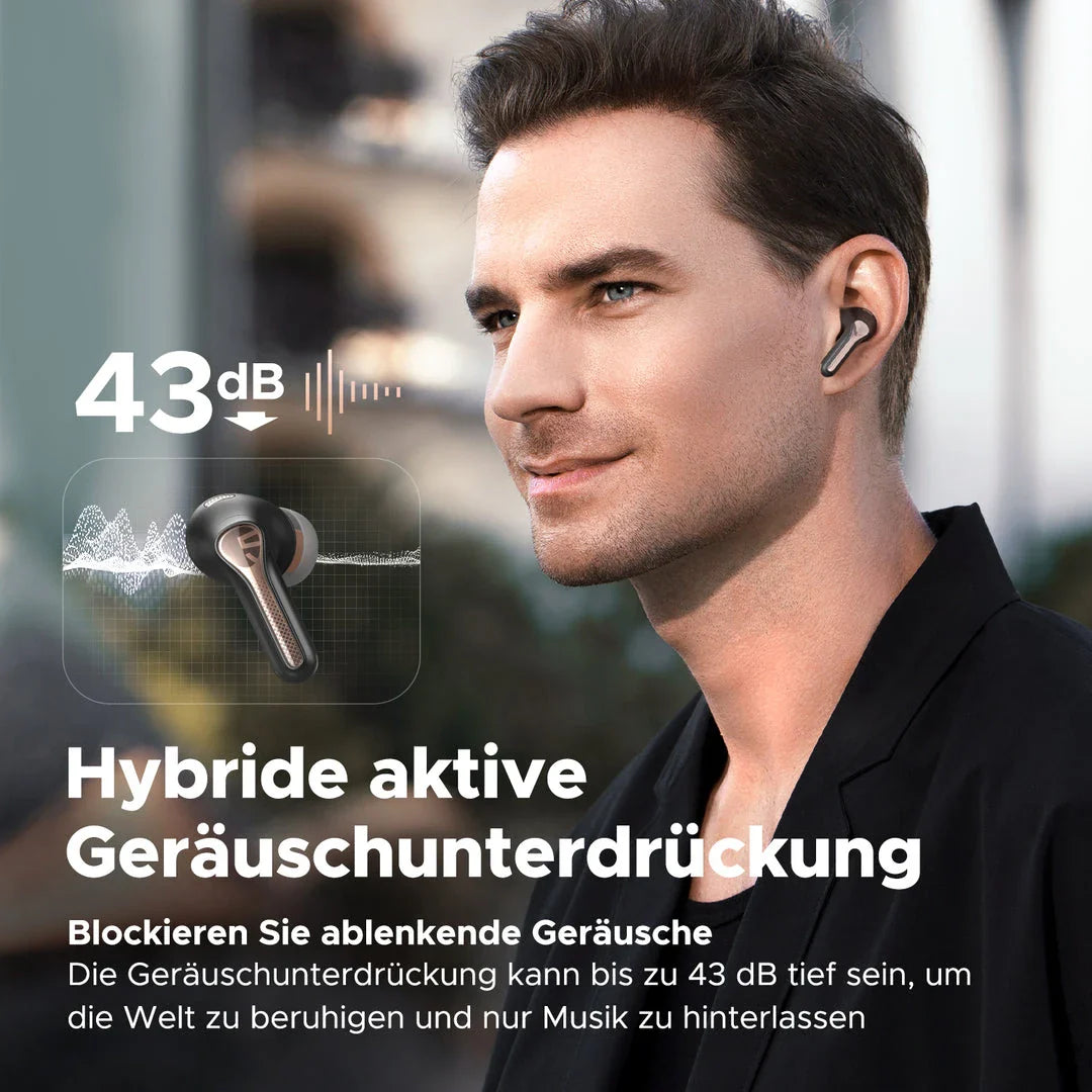 Capsule 3 Pro premium Bluetooth 5.3 true wireless earbuds with advanced noise cancellation and customisable audio settings