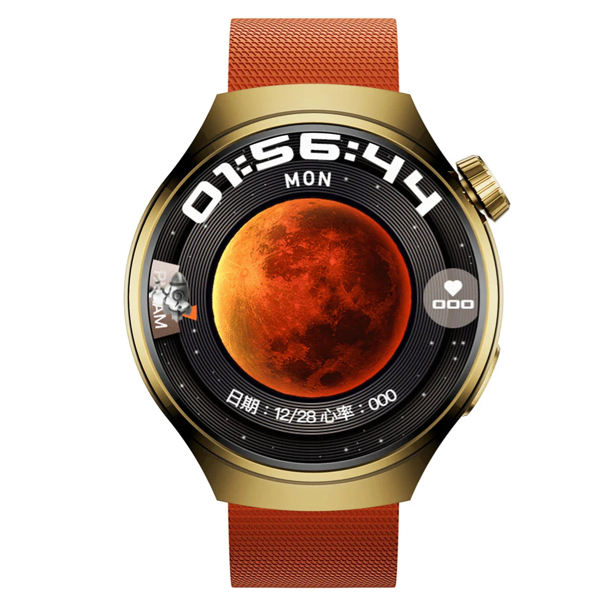 A premium Bluetooth smart watch with features for comprehensive health monitoring, including heart rate, blood pressure, and blood oxygen detection.
