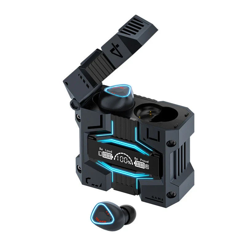Premium wireless Bluetooth gaming headset with low latency, 120-hour battery life, and noise cancelling microphone