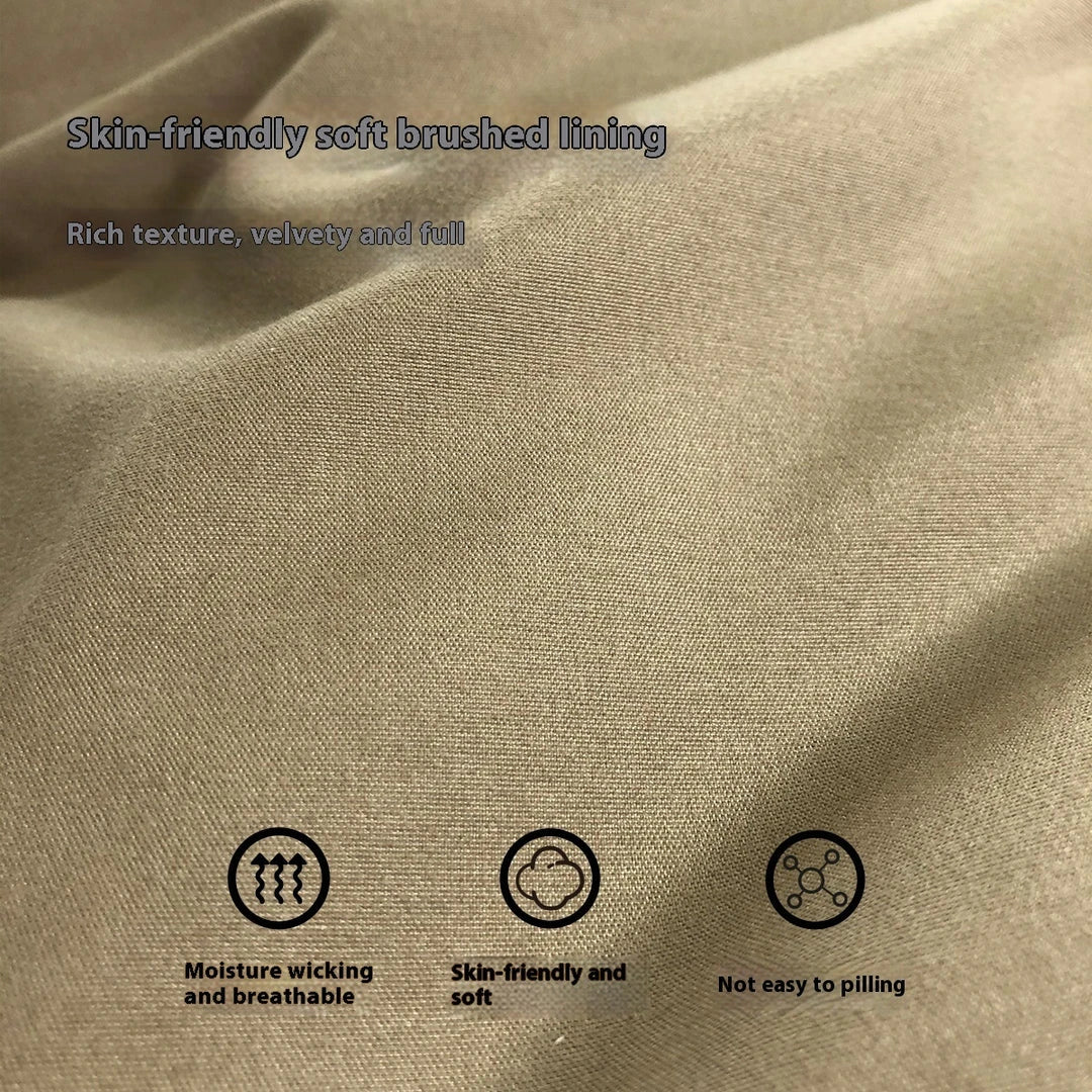 Premium waterproof cotton sleeping bag with envelope-style structure and brushed cloth lining for outdoor camping