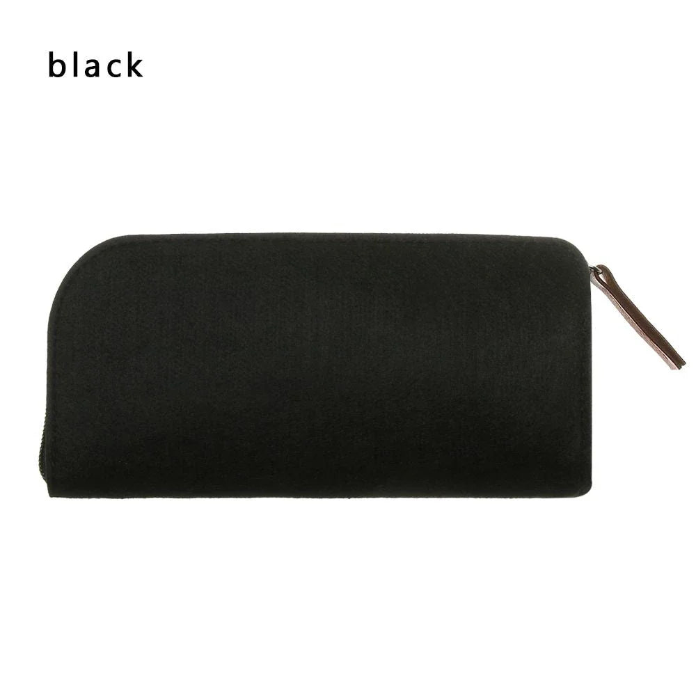Premium wool felt spectacles case in various colours, designed to protect and store eyewear safely and stylishly.