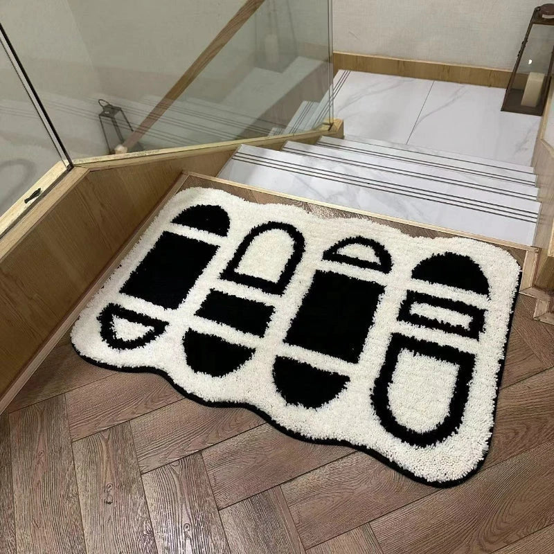 GiftHome UK Modern Geometric Tufted Area Rug - Luxuriously Soft & Non-Slip