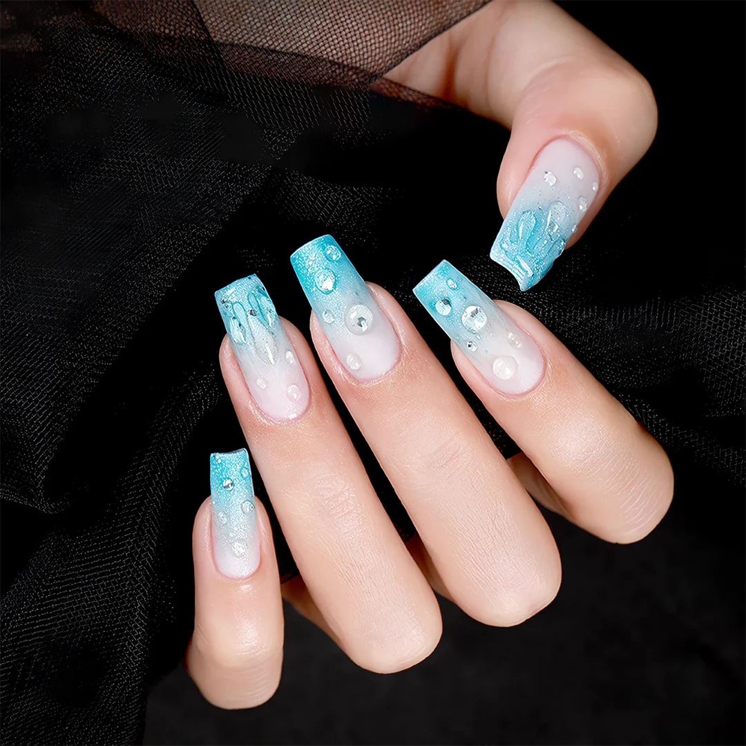 Trendha Clear Water Drop Wave Gel Nail Polish with Mesmerising Water Drop Effect