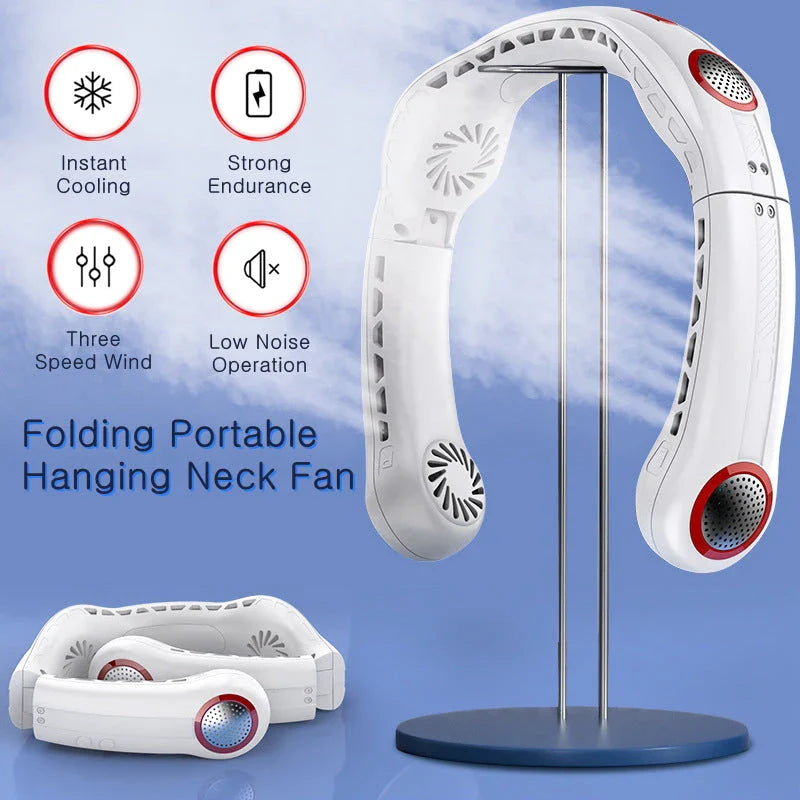 GiftHome UK Hands-Free Portable Cooling Neck Fan for Outdoor Adventures