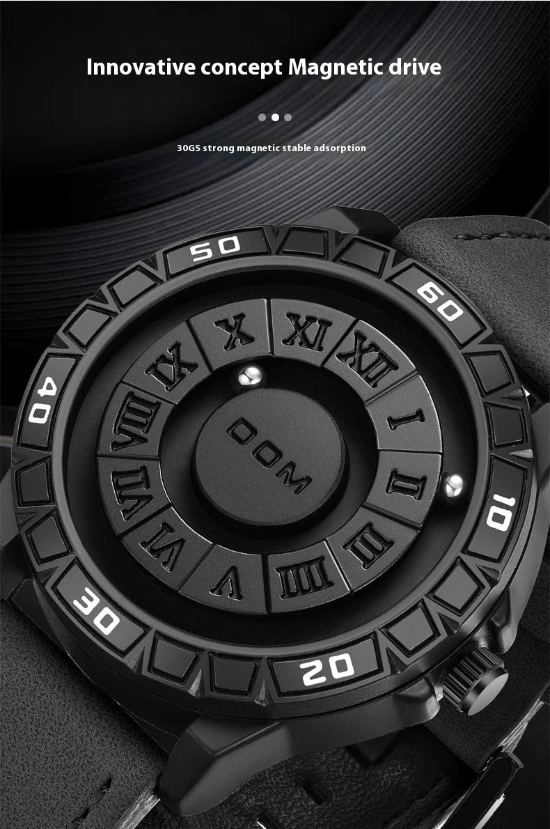 A sophisticated magnetic suspension waterproof watch with a sleek and personalised design