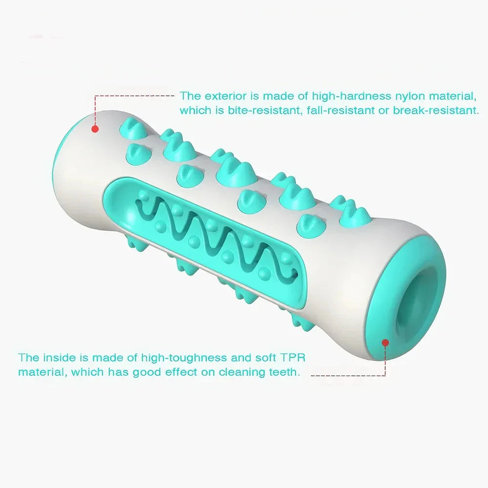 Premium dog dental chew stick toy with bristles for effective teeth cleaning and interactive play