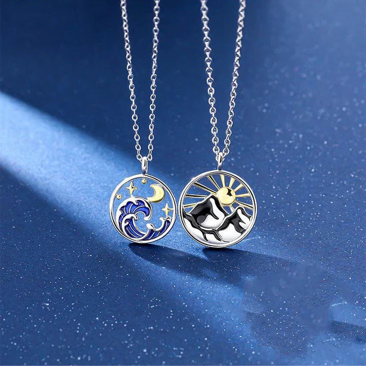 Elegant sterling silver personalised necklace with adjustable chain and customisable engraving