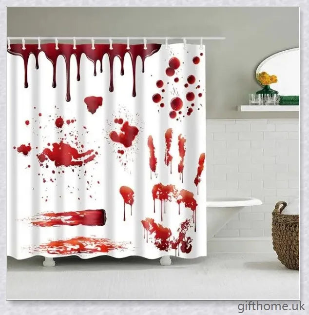 Bloody Colour Changing Bath Mat - Instantly transforms into a mesmerising crimson canvas when wet