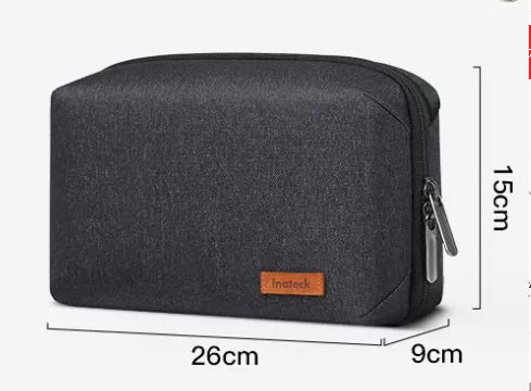 A stylish and waterproof travel organiser bag with cable storage compartment, perfect for keeping your tech essentials organised and protected on the go.