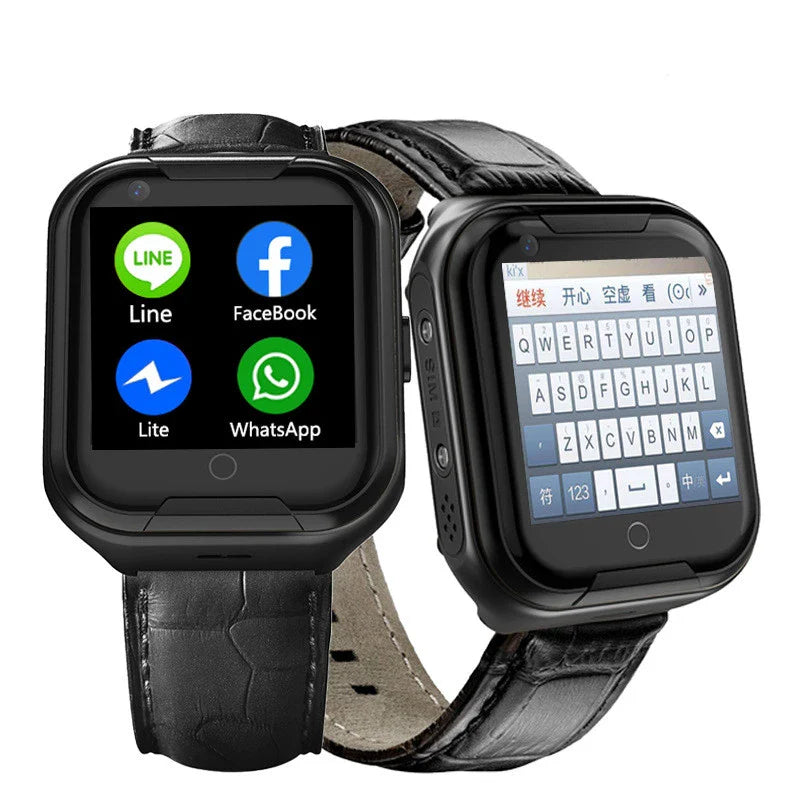 Premier Elderly Smart Watch with blood pressure monitoring, fall detection, and GPS tracking capabilities