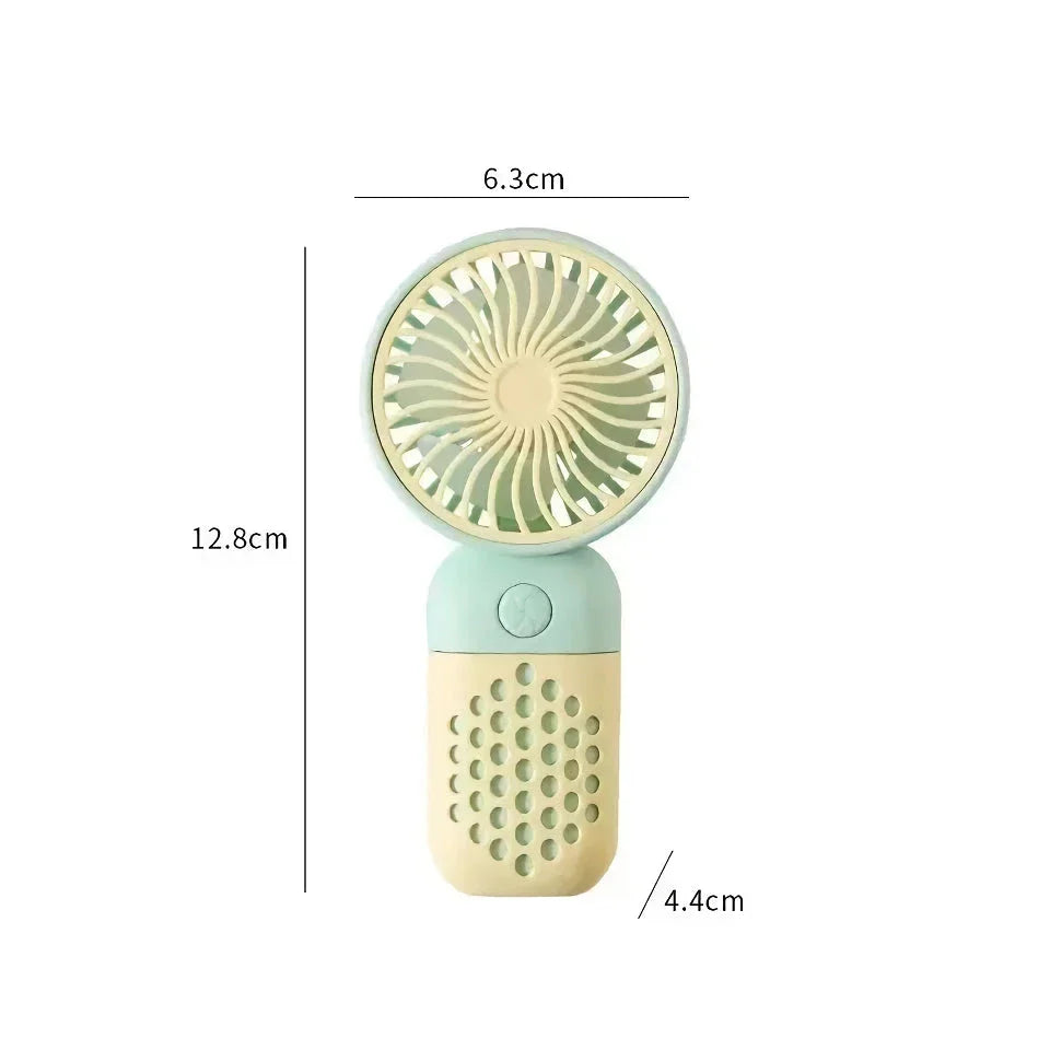 Compact USB Mini Handheld Fan - Sleek, Quiet, and Portable Design for Refreshing Cooling Anywhere
