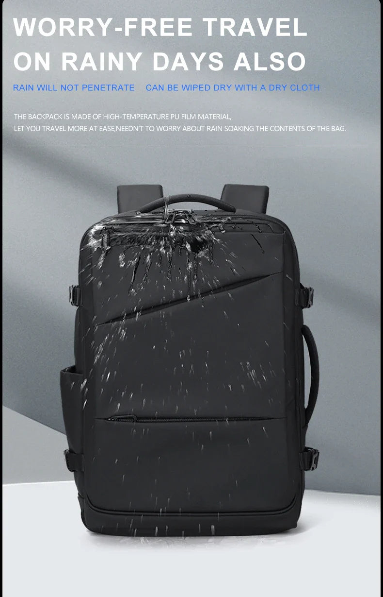 Versatile Backpack made of premium Oxford textile with multiple pockets for organised storage