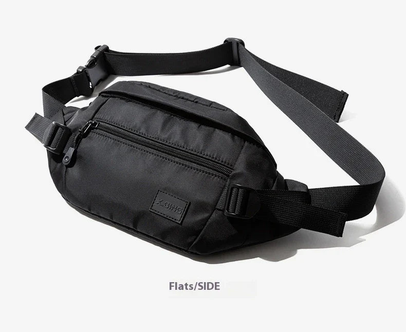 Versatile gents' casual shoulder bag made of premium Oxford cloth with multiple pockets and adjustable strap for organisation and comfort