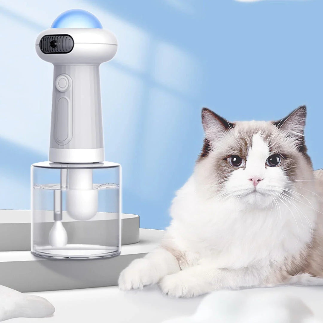 Premium Automatic Pet Foam Dispenser for hassle-free, cordless pet grooming with large capacity and versatile shampoo compatibility