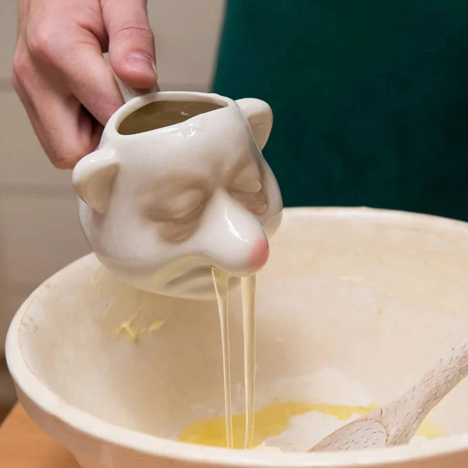 Ceramic Big Nose Egg Separator, a quirky and practical kitchen tool for effortless egg separation