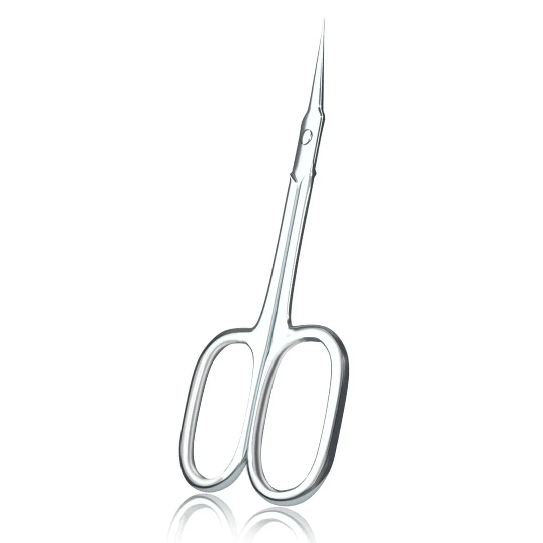 Precision Cuticle Scissors with polished blades and comfortable grip for professional-quality nail care