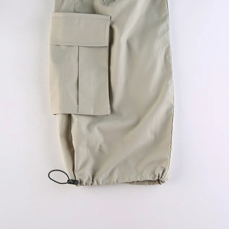 Personalised side pocket cargo trousers in grey, featuring a relaxed fit and practical pockets for everyday use.