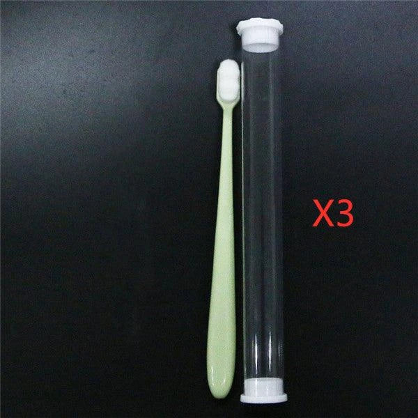 Premium soft-bristle toothbrush with multiple design options for gentle dental cleaning