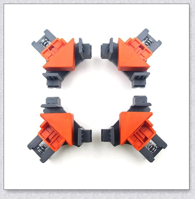 GiftHome UK Premium Woodworking Corner Clamp Set - 4 Clamps with 60° and 120° Heads