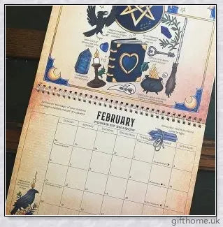 Elegant black decorative calendar with a sleek, modern design for organizing your life with style