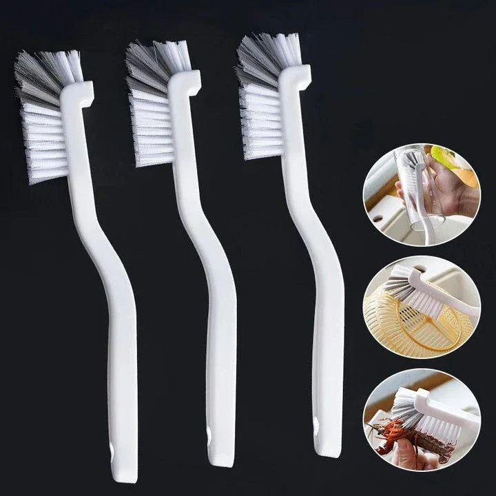 Premium 360° rotating bottle and tube cleaning brush with long handle for easy access to narrow spaces