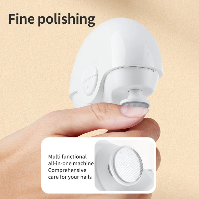 GiftHome UK Premium 2-in-1 Electric Nail Clipper and Polisher for Smooth, Groomed Nails