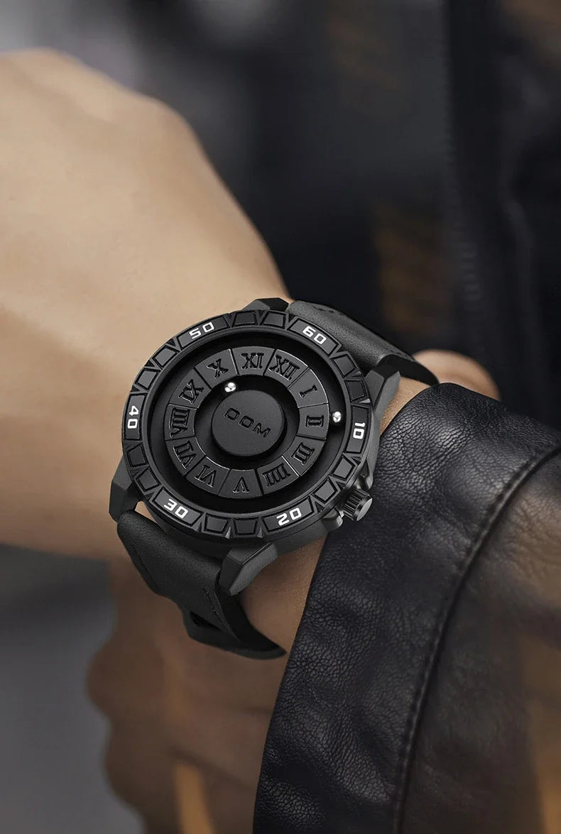 A sophisticated magnetic suspension waterproof watch with a sleek and personalised design