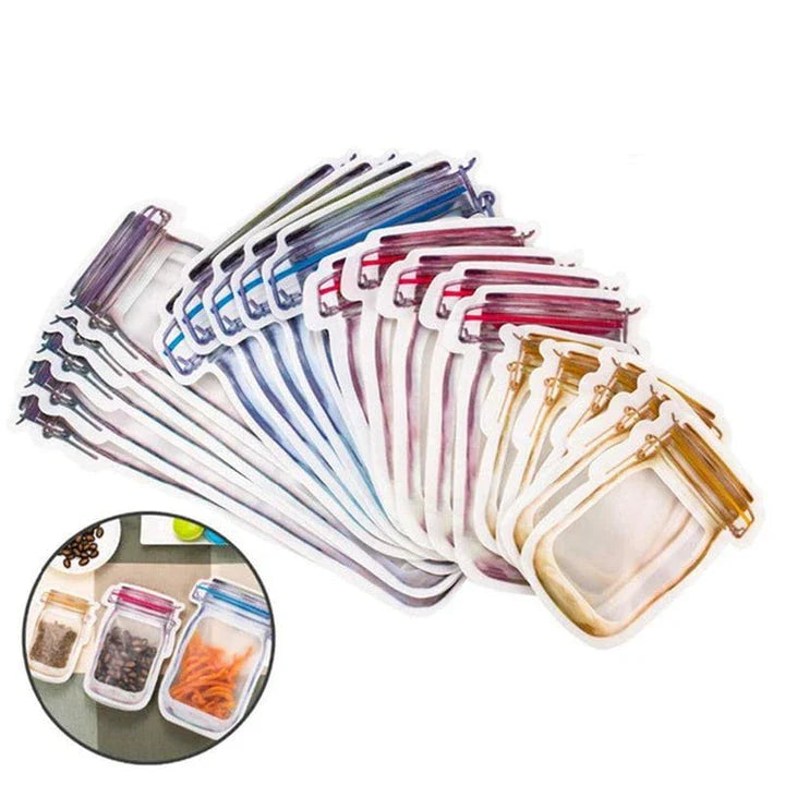 Portable Jar Storage Bag Set - Premium quality storage containers for preserving homemade foods in British kitchens