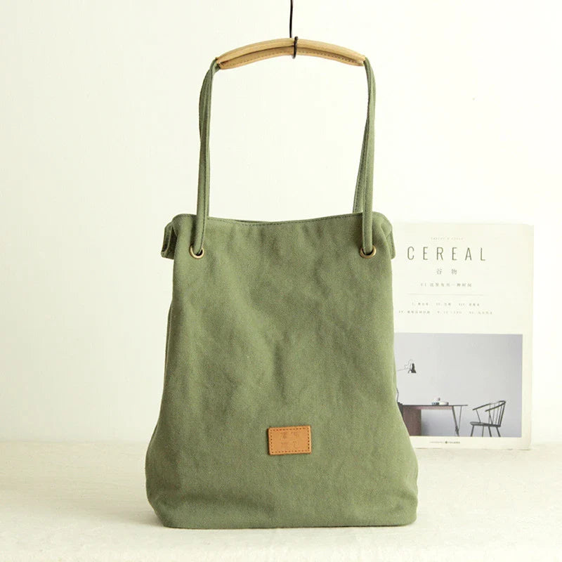 Premium canvas lattice shoulder bag in various colours, featuring a spacious design with secure zipper closure and adjustable strap for comfortable everyday carry