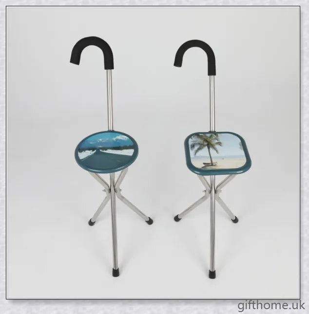 Stainless steel cane stool with a square design, ideal for use as extra seating, a side table, or footrest in any living space.