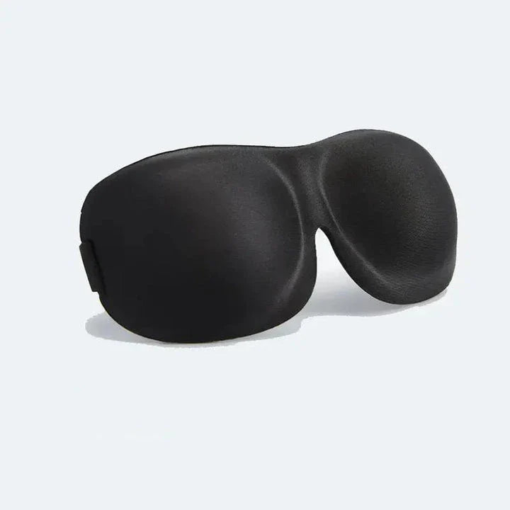 Premium 3D sleeping eye mask with soft, breathable materials and adjustable strap for customised fit
