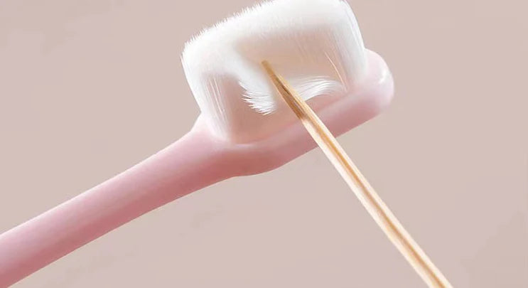 Premium soft-bristle toothbrush with multiple design options for gentle dental cleaning