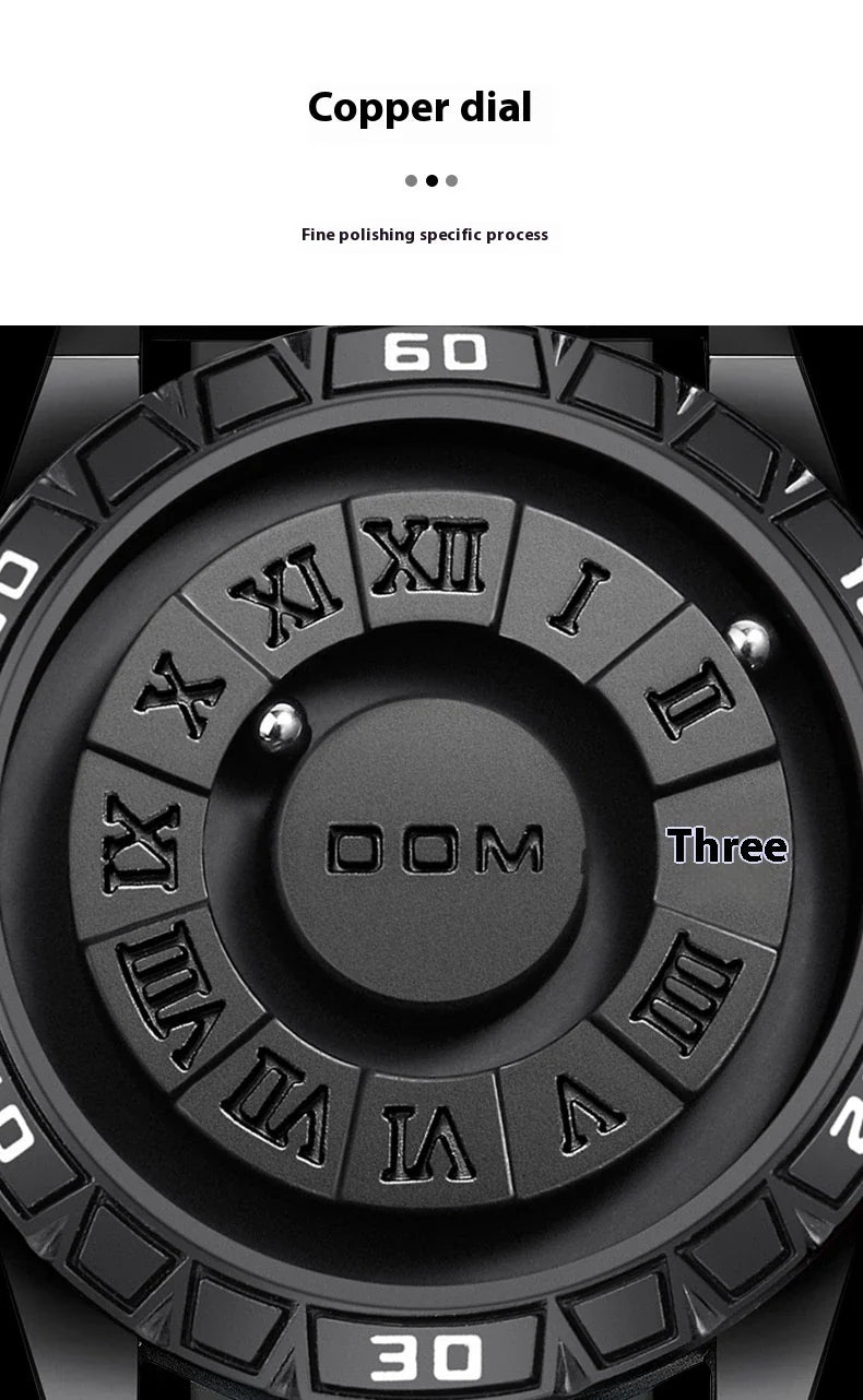 A sophisticated magnetic suspension waterproof watch with a sleek and personalised design