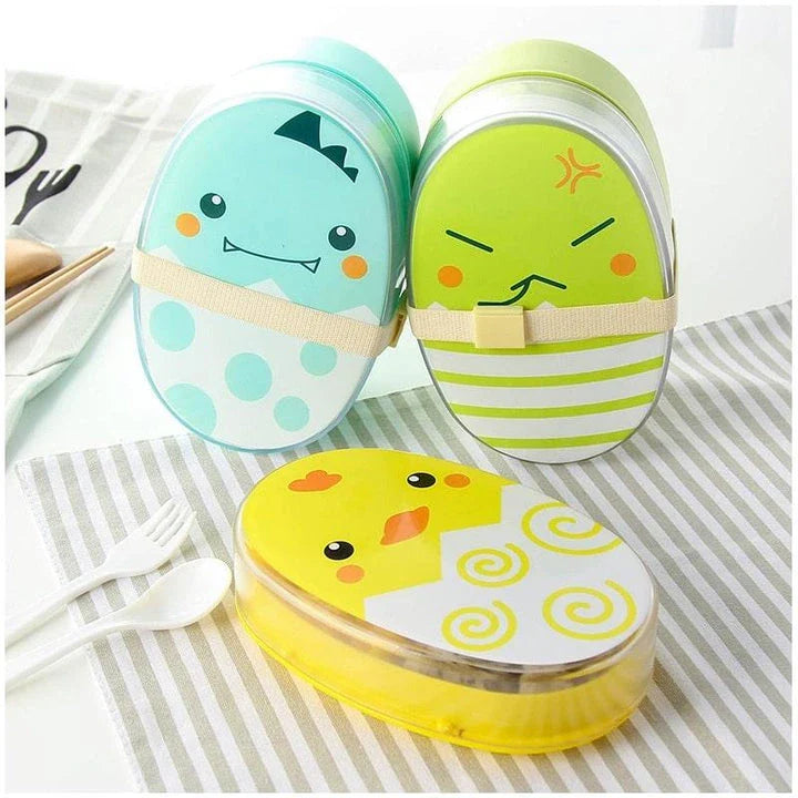 GiftHome UK Practical Egg-Shaped Lunch Box for Children