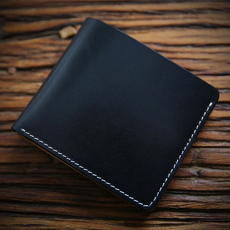 Premium first-layer cowhide money clip in a variety of classic British colours, designed for refined style and secure everyday carry