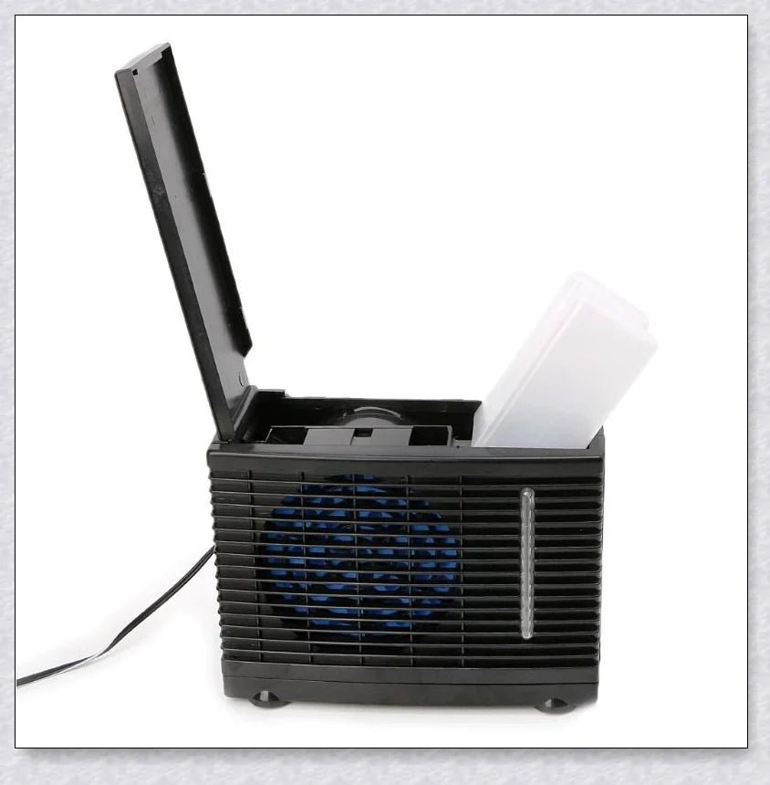 Portable Car Air Conditioning System - Evaporative Cooler with Adjustable Settings for Comfortable Driving