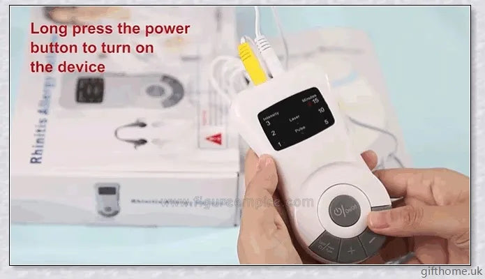 Allergy and Hay Fever Relief Laser Therapy Device - Revolutionary British-made nasal treatment for clearing congestion and restoring sense of smell