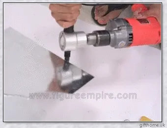 Double-Headed Metal Nibbler - a versatile tool that turns your drill into a powerful cutting machine for effortless metal, plastic, and soft material cutting