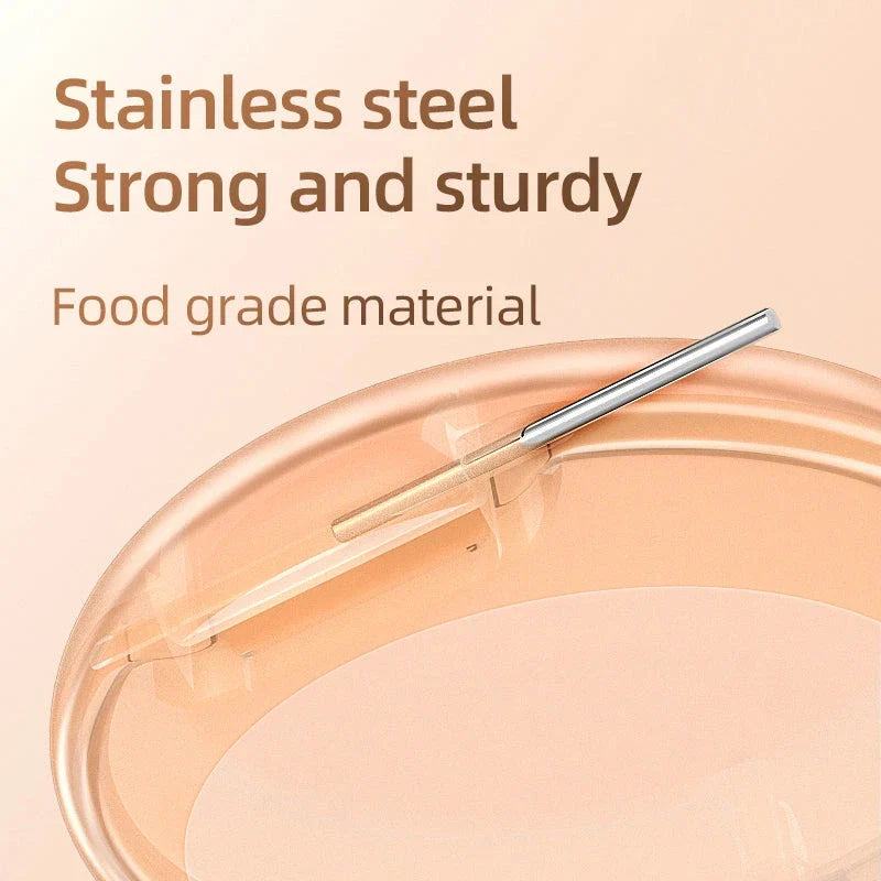 High-quality orthodontic retainer storage box made of durable frosted PC material with waterproof and breathable design