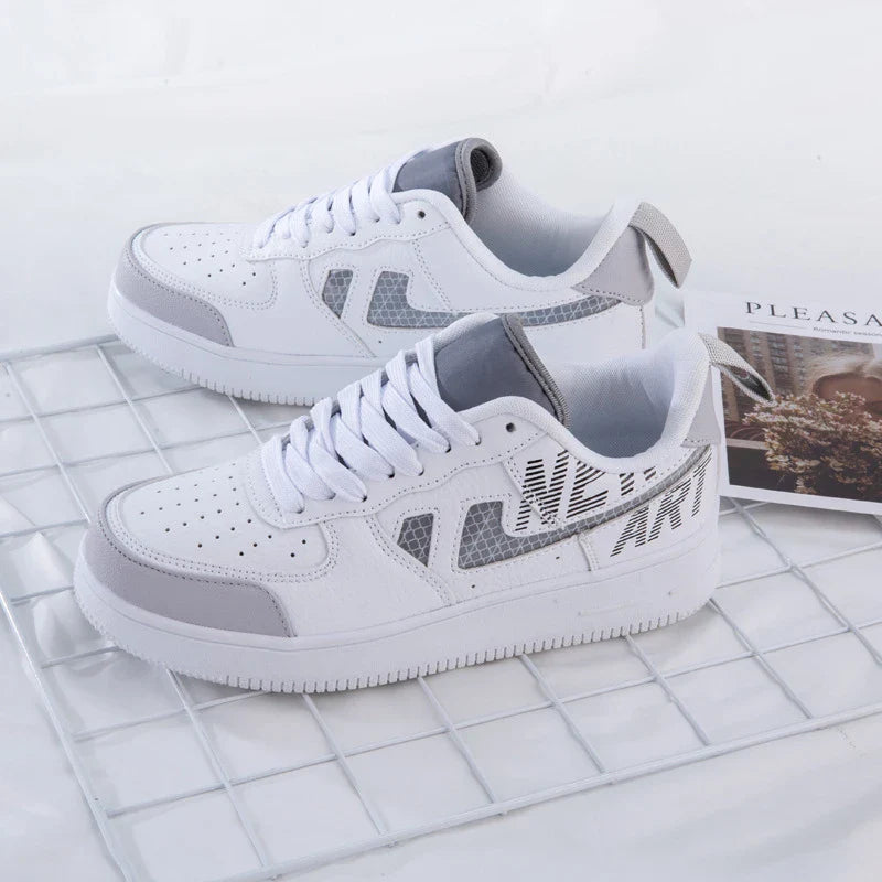 Trendy reflective sneakers in various colours with a casual, stylish design for men and women