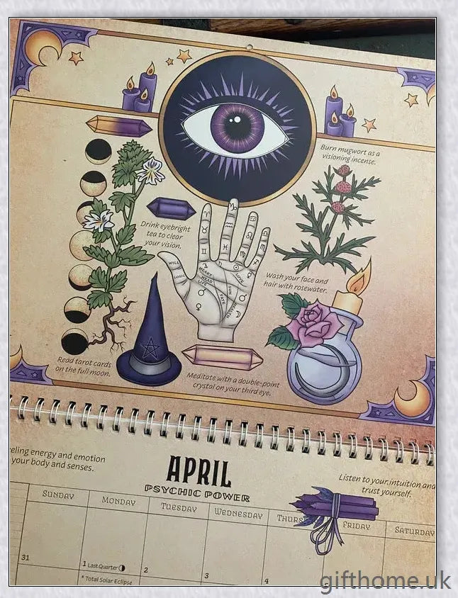 Elegant black decorative calendar with a sleek, modern design for organizing your life with style