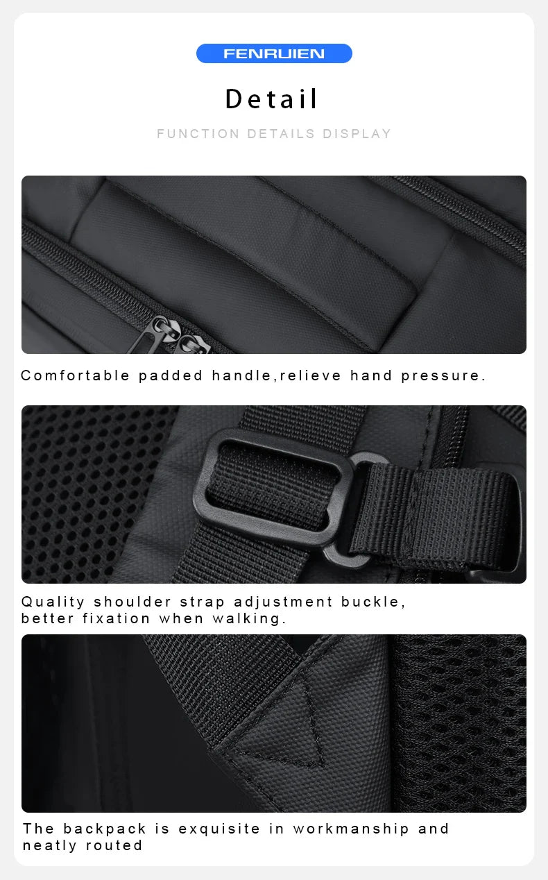 Versatile Backpack made of premium Oxford textile with multiple pockets for organised storage