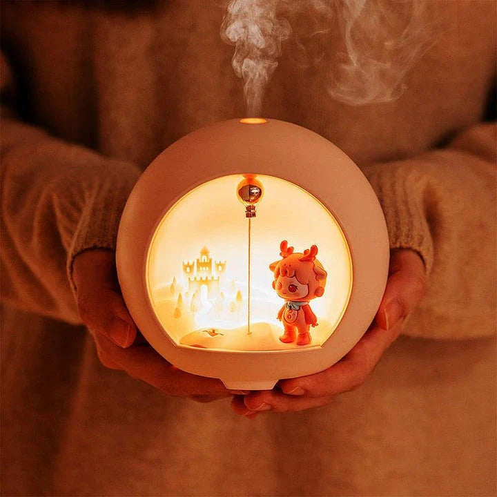 GiftHome UK Charming Aromatherapy Lamp & USB Mini Air Humidifier