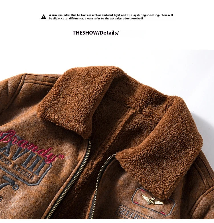 A luxurious suede jacket with a lambswool lining, offering superior warmth and timeless British style.