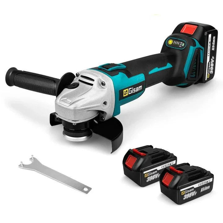 18V 125mm Cordless Angle Grinder with Brushless Motor for Polishing and Cutting Tasks